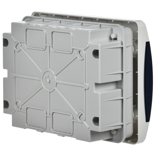 UNION Compact Корпус пластиковый ЩРВ-П-8 IP41 черная прозрачная дверь IEK