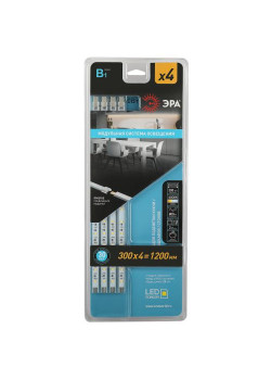Модуль светодиодный LM-4х2.5-840-B1 2.5Вт 4000К (в комплекте: 4 LED-модуля; набор крепежных элементов; соед. кабель 3шт; источник питания 15Вт) ЭРА C0043308