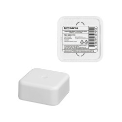 Коробка распаячная КР 50х50х20 ОП белая, IP40, инд. штрихкод TDM