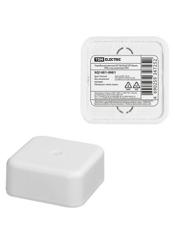Коробка распаячная КР 50х50х20 ОП белая, IP40, инд. штрихкод TDM