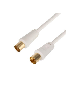 Шнур TV Plug - TV Jack 3м бел. Rexant 18-0004