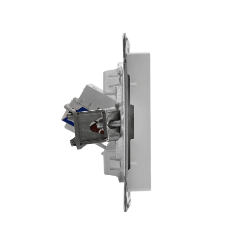ATLASDESIGN РОЗЕТКА компьютерная RJ45 кат. 5e, механизм, БЕЛЫЙ
