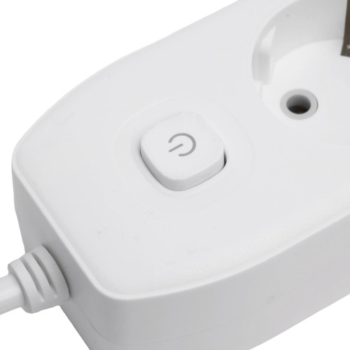 Удлинитель 4-местный c/з 3x1 мм2, 3 м, 250В, 10А, 2USB+1Type-C 2,4А, серия Home plus, белый STEKKER HM08-43-02 Удлинитель 4-местный c/з 3x1 мм2, 3 м, 250В, 10А, 2USB+1Type-C 2,4А, серия Home plus, белый STEKKER HM08-43-02