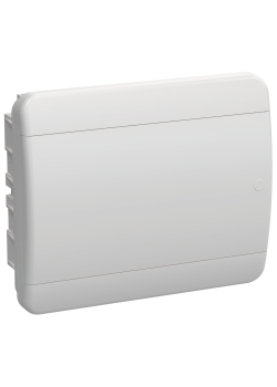TEKFOR Корпус пластиковый ЩРВ-П-12 IP41 белая дверь IEK
