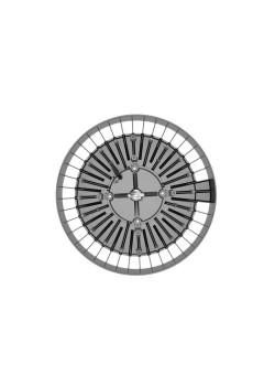 Светильник ДСП IB 11 S 200W M 840 BK LED Highbay 353х353х117мм 200Вт 4000К IP65 подвес черн. 16091123174