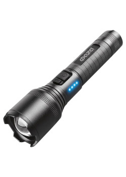 Фонарь аккумуляторный AccuF1-L15WZ-ti 15Вт XHP60 800Лм Li-ion 18650 3.7В 1200мАч (5режимов; с функцией ZOOM; кабель USB-Type-C в комплекте) титан. IPX4 ФАZА 5050419