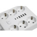 Удлинитель 6-местный c/з 3x1 мм2, 3 м, 250В, 10А, 4USB+2Type-C 2,4А, серия Home plus, белый STEKKER HM09-66-02 Удлинитель 6-местный c/з 3x1 мм2, 3 м, 250В, 10А, 4USB+2Type-C 2,4А, серия Home plus, белый STEKKER HM09-66-02