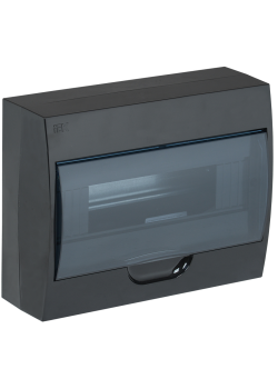 KREPTA 3 Корпус пластиковый ЩРН-П-12 IP41 черный IEK
