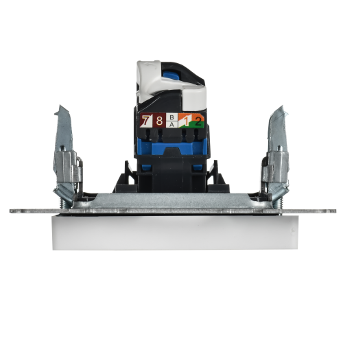 BRITE Розетка компьютерная RJ45 кат.5E РК10-БрАБ арктический белый IEK