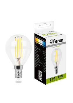 Лампа светодиодная Feron LB-511 Шарик E14 11W 230V 4000K