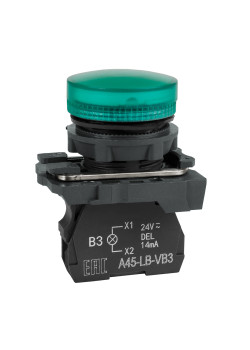 Сигнальная лампа OptiSignal D22 C5-L-B3 зеленая пластик 24VAC/DC XB5AVB3