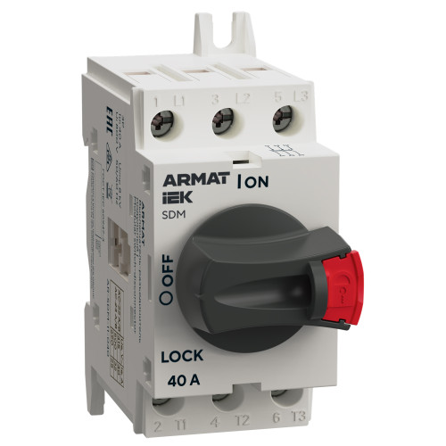 ARMAT Выключатель-разъединитель SDM 3P 40А IEK ARMAT Выключатель-разъединитель SDM 3P 40А IEK
