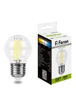 Лампа светодиодная Feron LB-509 Шарик E27 9W 230V 4000K