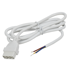 PRO Кабель питания 1,5м белый для PRO светильника светодиодного линейного 1020 и 1022 IEK