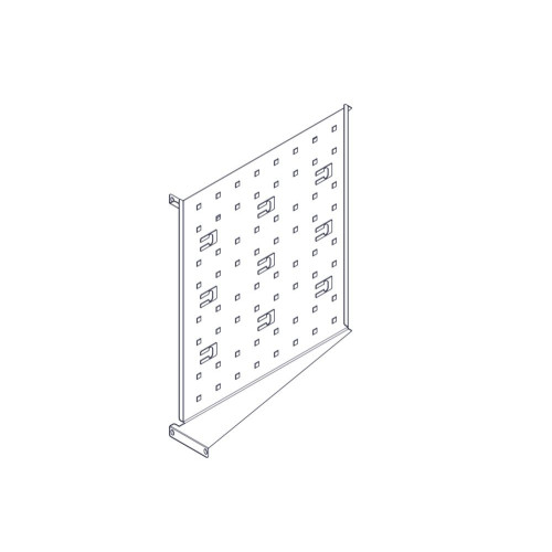 Фиксированная полка Systeme Electric, серия Uniprom, 2U, 450мм, до 15кг Фиксированная полка Systeme Electric, серия Uniprom, 2U, 450мм, до 15кг