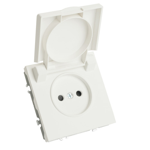 Розетка 1-местная с крышкой с защ. штор, STEKKER, б/з, IP42, 250В, 16А, серия Эмили, RST16-5113-01, белый фарфор, soft touch Розетка 1-местная с крышкой с защ. штор, STEKKER, б/з, IP42, 250В, 16А, серия Эмили, RST16-5113-01, белый фарфор, soft touch