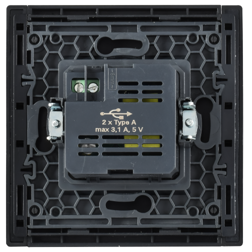 FORTE&PIANO Розетка USB A+A 3,1А FP349 серый IEK