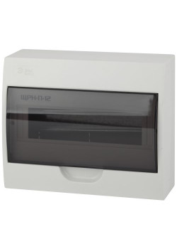 Бокс ЩРН-П-12 мод. навесной пластик IP41 SIMPLE NO-box_simple-plastic_12_surface ЭРА Б0041525