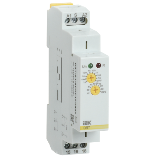 Реле задержки включения ORT 1 контакт 12-240В AC/DC IEK