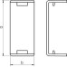 Накладка стыковая кабель-канала 60х90мм ПВХ WDK HS60090RW бел. OBO 6193590 Накладка стыковая кабель-канала 60х90мм ПВХ WDK HS60090RW бел. OBO 6193590