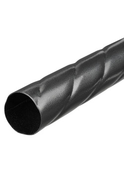Опора витая металлическая садово-парковая, h=1200 мм, цвет серебро металлик, TDM