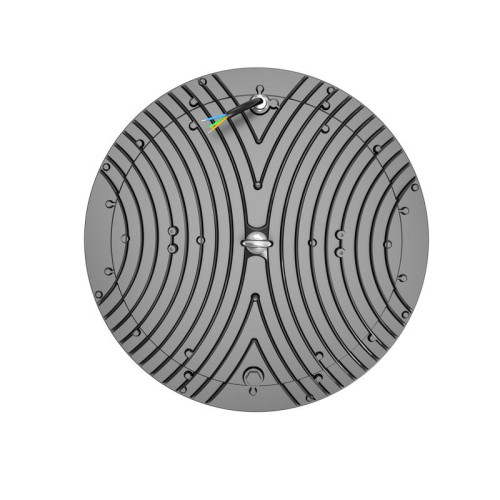 Светильник светодиодный ДСП IB 02 S 100W W 850 BK PC 297х297х84.5мм 100Вт 5000К IP65 подвес черн. High Bay 16090223138