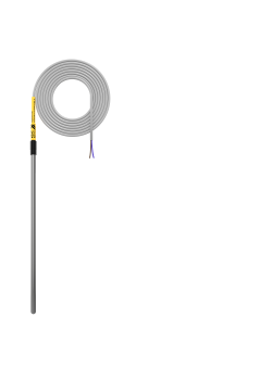 Датчик температуры канальный OptiSensor HTF200-PT1000-PVC-2