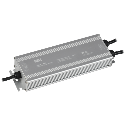 Драйвер LED ИПСН-PRO 250Вт 24В блок - шнуры IP67 IEK