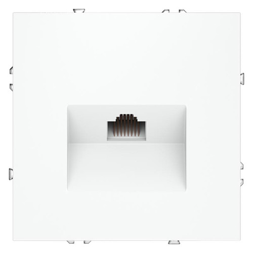 Розетка компьютерная 1-м СП S70 RJ45 кат.6 механизм бел. матов. Voltum VLS060102