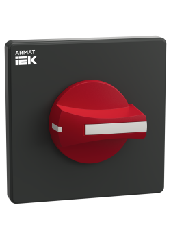 ARMAT Рукоятка поворотная для SDM 96х96мм черная IEK