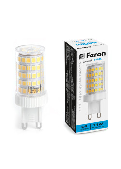Лампа светодиодная Feron LB-435 G9 11W 175-265V 6400K