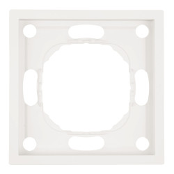 Рамка STEKKER, PFR00-5001-01 1-местная, серия Эмили, белый фарфор, soft touch