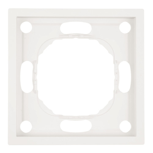 Рамка STEKKER, PFR00-5001-01 1-местная, серия Эмили, белый фарфор, soft touch