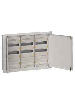TITAN 5 Корпус металлический ЩРв-108 (3х36) 630х885х130мм IP31 серый (две двери) IEK