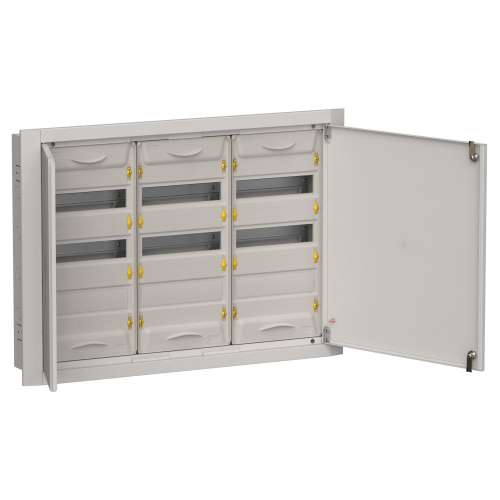 TITAN 5 Корпус металлический ЩРв-108 (3х36) 630х885х130мм IP31 серый (две двери) IEK
