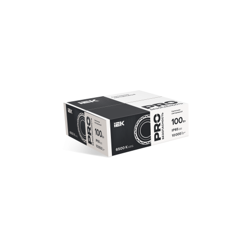 Светильник светодиодный ДСП 4002 100Вт 6500К IP65 алюминий IEK