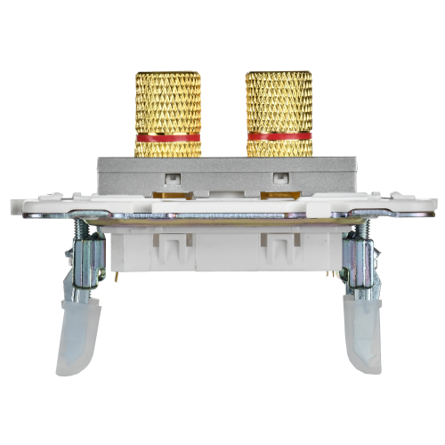SKANDY Аудиорозетка 4-местная SK-A01S серебряный IEK