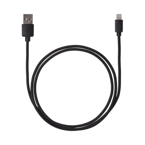 Дата-кабель, ДК 3, USB - Lightning, 1 м, черный, TDM