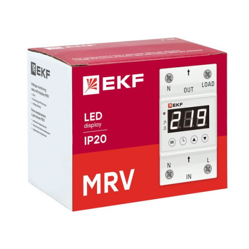Реле напряжения с дисп. MRV 25A EKF Реле напряжения с дисп. MRV 25A EKF