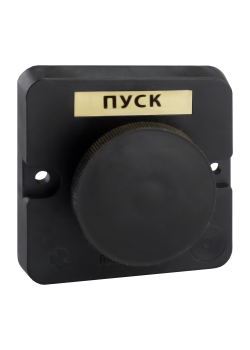 Пост кнопочный ПКЕ 112-1-У3-IP40-КЭАЗ (черный гриб)