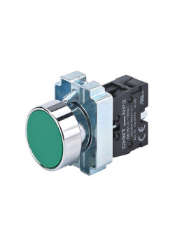 Кнопка управления NP2-BA31 без подсветки 1НО IP40 (R) зел. CHINT 573956