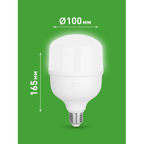 Лампа светодиодная GREEN LINE POWER T100-60W-840-E27/E40 GL 60Вт колокол 4000К яркий свет бел. E27/E40 Эра Б0067072 Лампа светодиодная GREEN LINE POWER T100-60W-840-E27/E40 GL 60Вт колокол 4000К яркий свет бел. E27/E40 Эра Б0067072