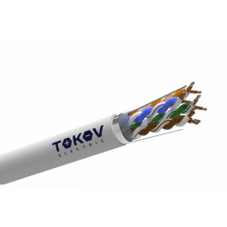 Кабель витая пара F/UTP 4х2х24 AWG кат.5E CCA PVC indoor Fluke tested 305м (м) TOKOV ELECTRIC TKL-C06-F42CCA-5E-305-PVC