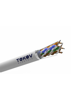 Кабель витая пара F/UTP 4х2х24 AWG кат.5E CCA PVC indoor Fluke tested 305м (м) TOKOV ELECTRIC TKL-C06-F42CCA-5E-305-PVC
