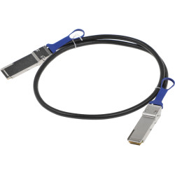 Кабель DAC MikroTik XQ+DA0001 100Гбит/с пассив. 1м черный QSFP28-QSFP28