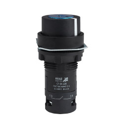 Переключатель 2 положения OptiSignal Compact D22 C7-SK-220 черный с ключом 2НО XB7NG23