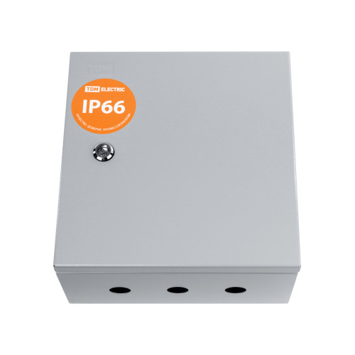 Корпус металлический ЩУ-1ф/1-1-6 IP66 (2 двери) (310х300х150) TDM Корпус металлический ЩУ-1ф/1-1-6 IP66 (2 двери) (310х300х150) TDM