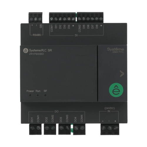 Интеллектуальное реле SR1; 24 VDC; 12 IO: 8 DI, 4 DO (реле); 1xRS485