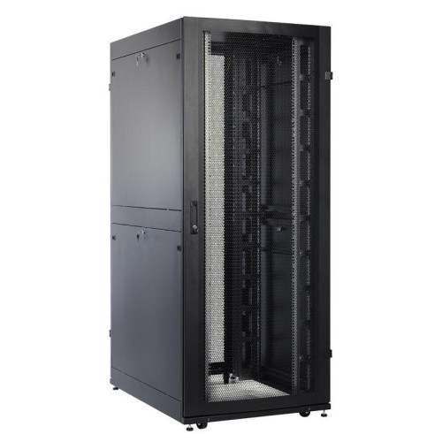 Шкаф серверный ЦМО (ШТК-СП-48.8.10-48АА-9005) напольный 48U 800x1000мм пер.дв.перфор. задн.дв.перфор.2-хст. 4 бок.пан. 1350кг черный 690мм 165кг 180град. 2215мм Шкаф серверный ЦМО (ШТК-СП-48.8.10-48АА-9005) напольный 48U 800x1000мм пер.дв.перфор. задн.дв.перфор.2-хст. 4 бок.пан. 1350кг черный 690мм 165кг 180град. 2215мм