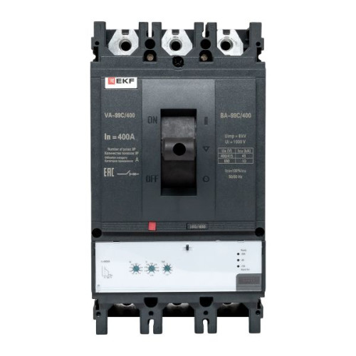 ВА-99C 400/400А 3P 45кА с электронным расцепителем EKF ВА-99C 400/400А 3P 45кА с электронным расцепителем EKF